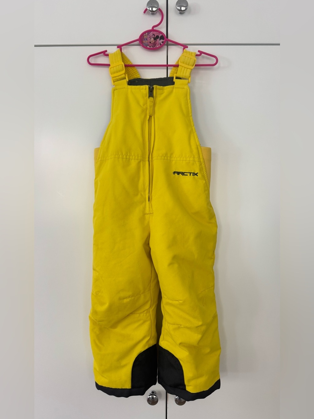Arctix Kids Yellow Snow Bib Overalls with Black Accents